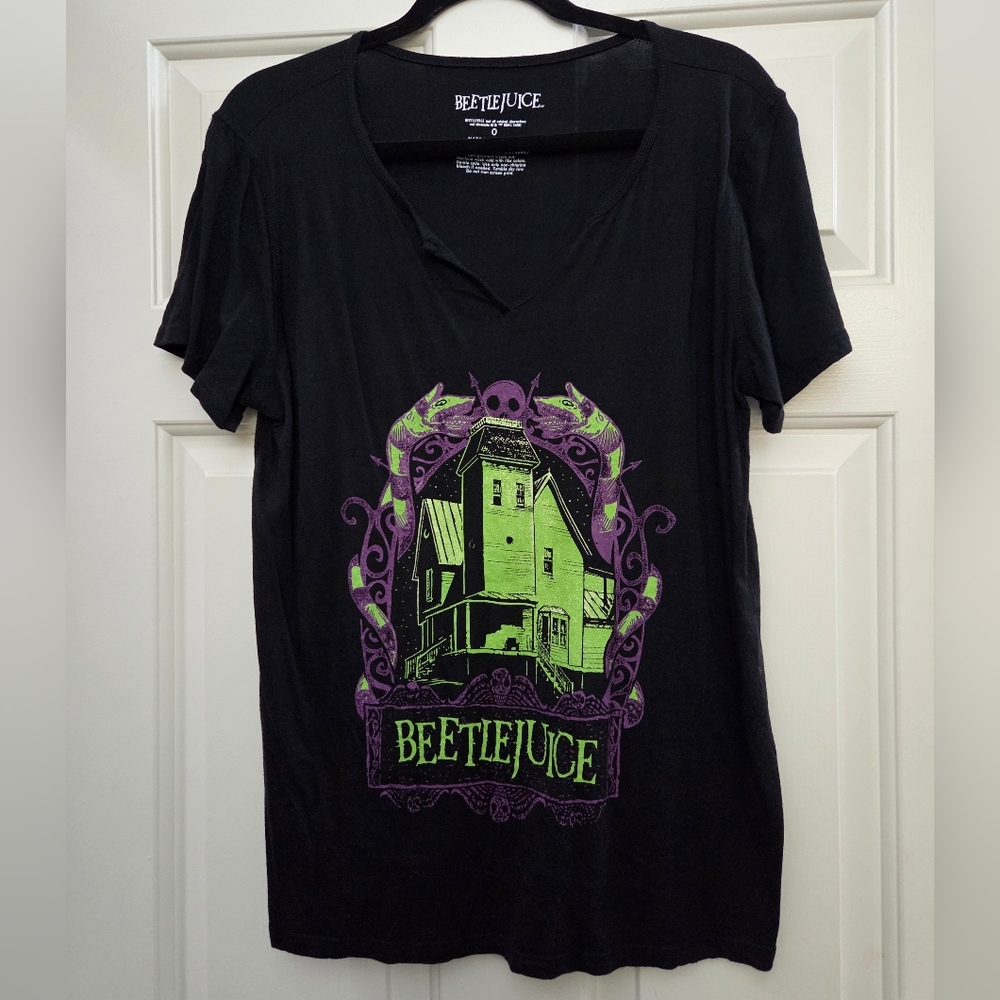 Torrid Beetlejuice Black Graphic T-Shirt